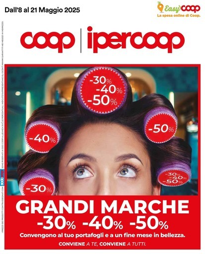 Ipercoop - Grandi marche 30% 40% 50%