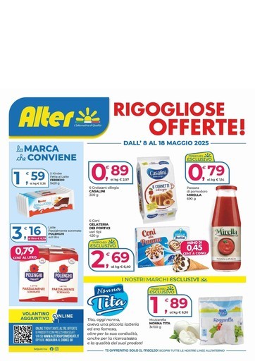 Alter - Rigogliose offerte!