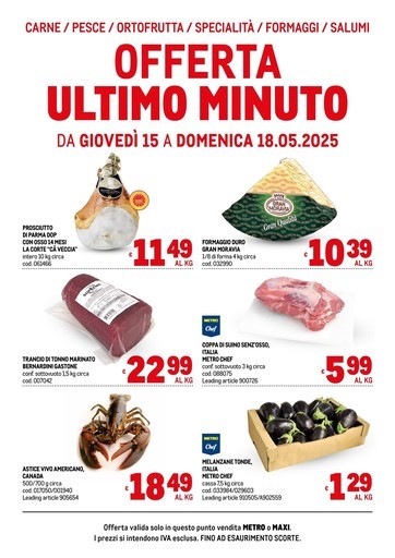 Metro - Offerte freschissimi