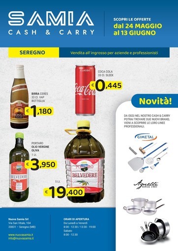 Volantino Samia Cash and Carry