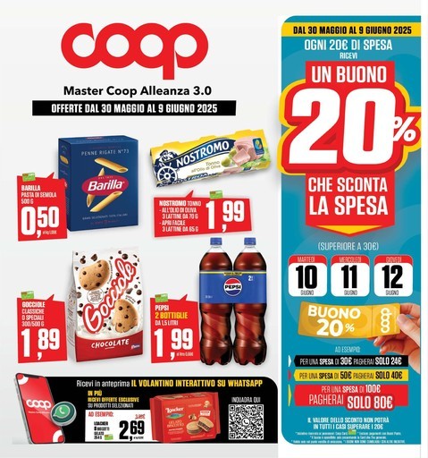 Coop - OFFERTE DAL 30 MAGGIO AL 9 GIUGNO 2025