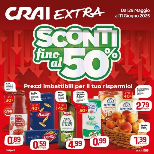 Crai - Sconti fino al 50%