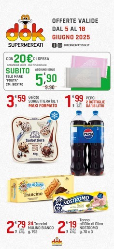Dok - TANTI PRODOTTI SCONTATI DEL 20%