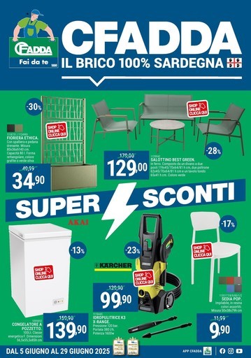 Cfadda - Super sconti Giugno