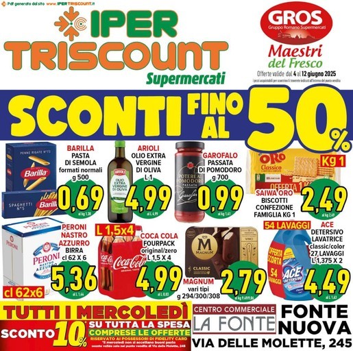 Ipertriscount - Sconti fino al 50%