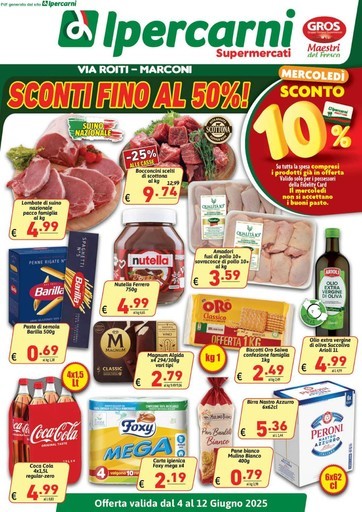 Ipercarni - Sconti fino al 50%!