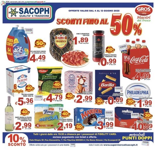 Sacoph - Sconti fino al 50%