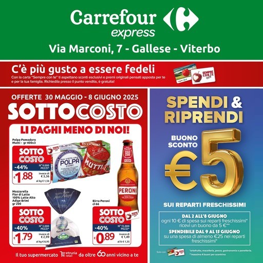 Volantino Carrefour Express