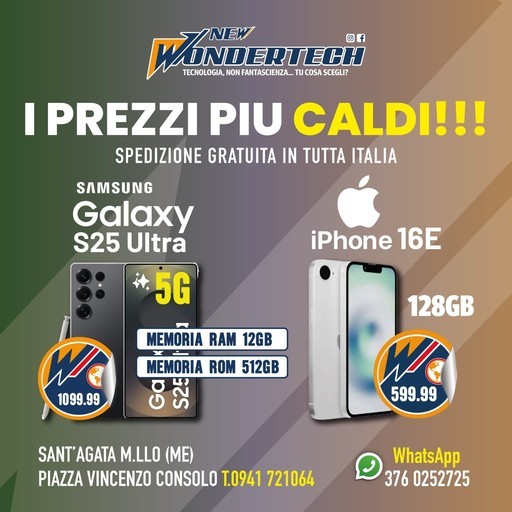 Volantino New Wondertech