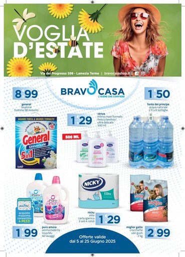 Volantino Bravo Casa