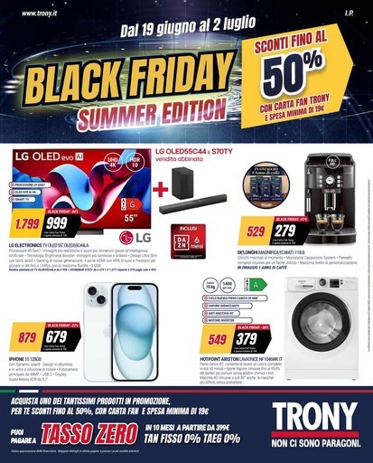 Trony - Black friday summer edition