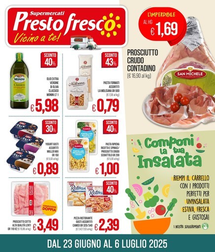 Volantino Presto Fresco
