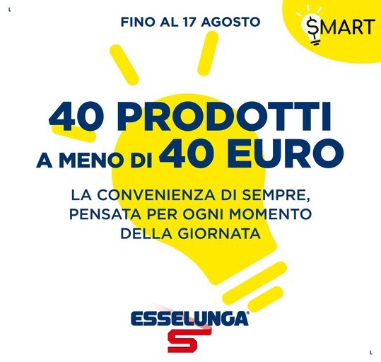 Esselunga - Smart - 40 Prodotti a meno di 40 Euro