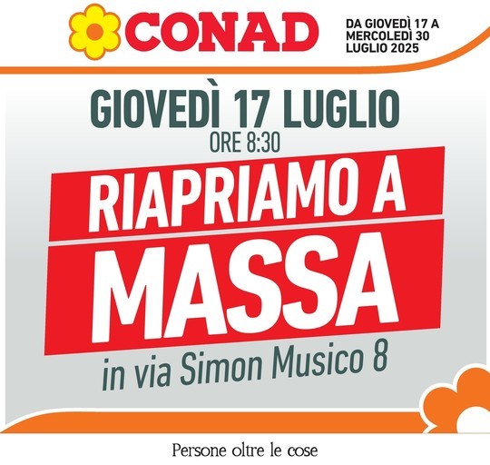 Conad - RIAPERTURA CONAD MASSA