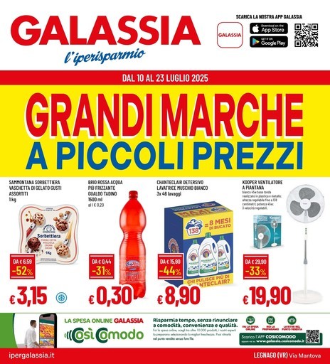 Volantino Galassia