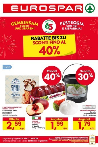 Volantino Eurospar