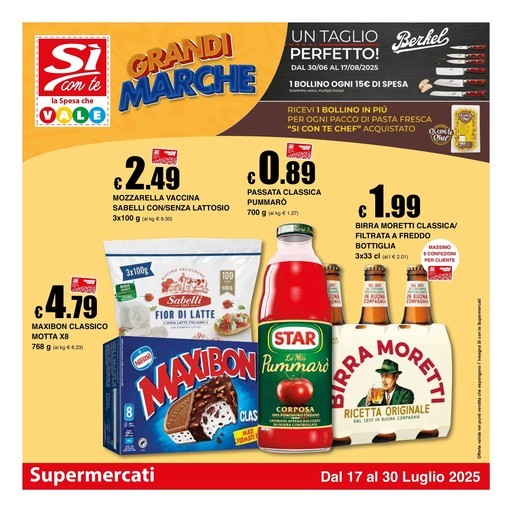 Volantino Si con te supermercati