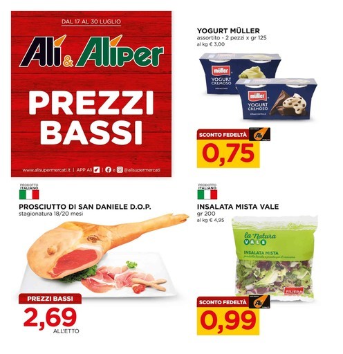 Volantino Alì Supermercati