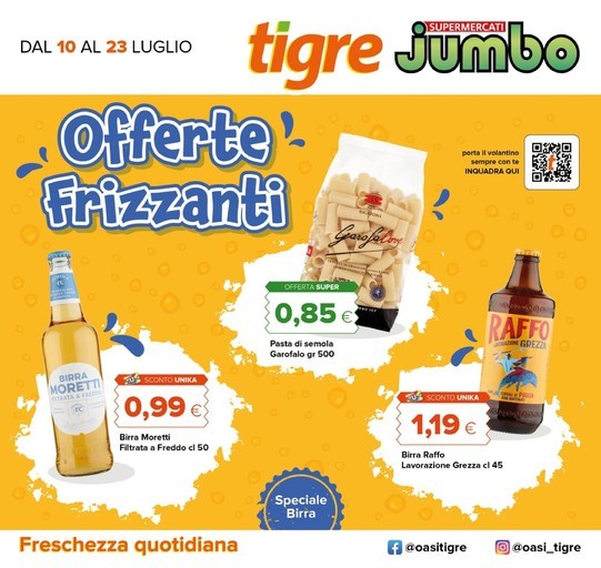 Tigre - Offerte frizzanti