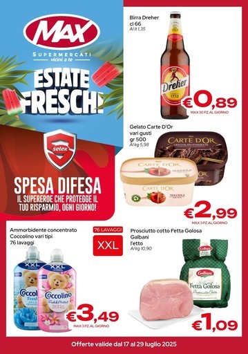 Volantino Max Supermercati
