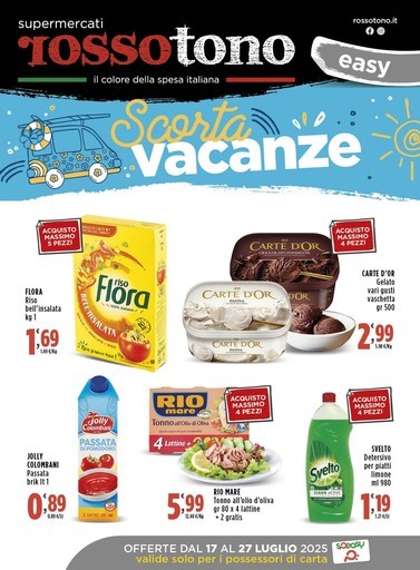 Volantino Supermercati Rossotono Easy