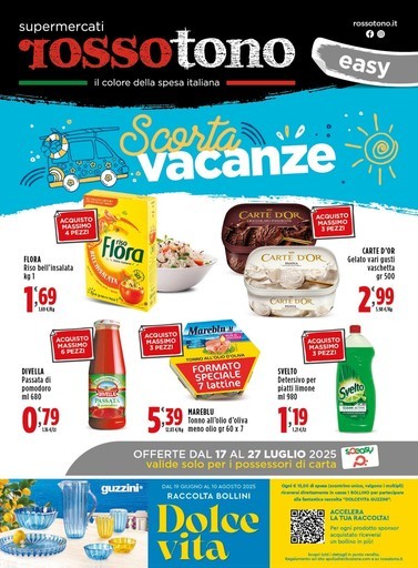 Supermercati Rossotono Easy - Scorta vacanze