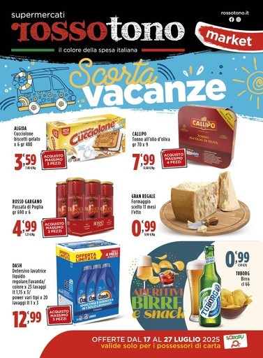Volantino Supermercati Rossotono Market