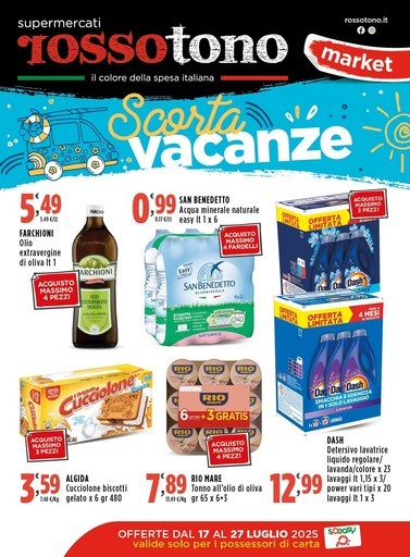 Volantino Supermercati Rossotono Market