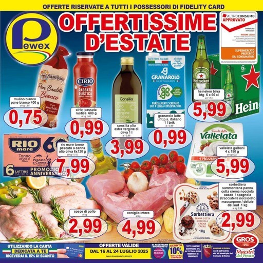 Volantino Pewex
