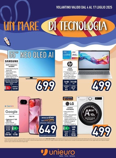 Volantino Unieuro