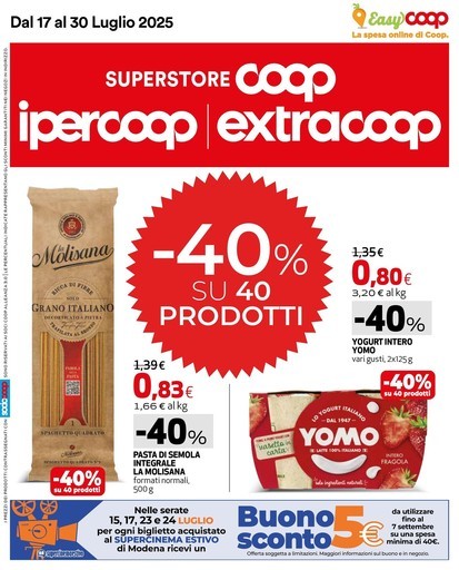 Volantino Coop Alleanza Superstore