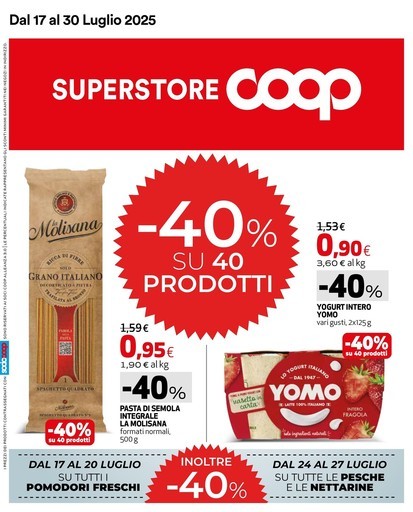 Volantino Coop Alleanza Superstore