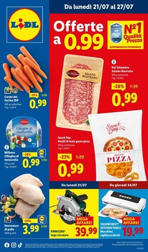 Lidl - Offerte a 0,99