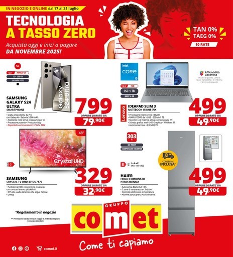 Volantino Comet