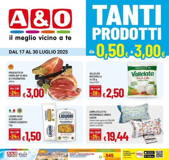 A&O - TANTI PRODOTTI DA 0,50 A 3,00 €