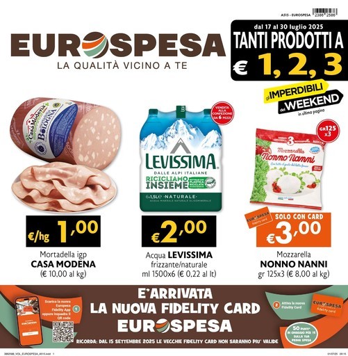 Volantino Eurospesa