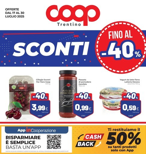 Coop - Sconti fino al 40%