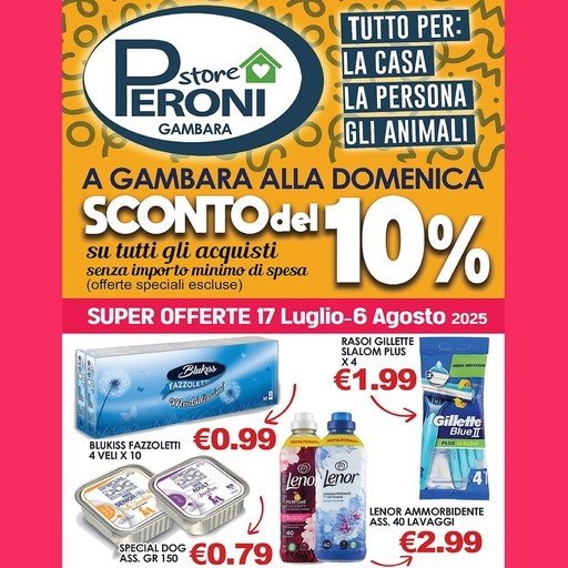 Volantino Supermercati Peroni