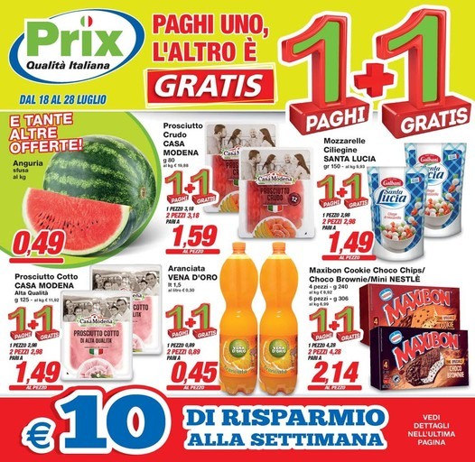 Volantino Prix