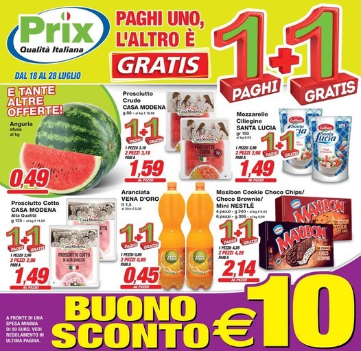 Volantino Prix