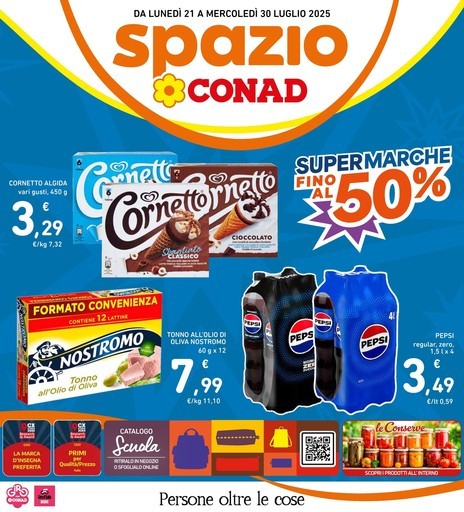 Spazio Conad - SUPERMARCHE FINO AL 50%