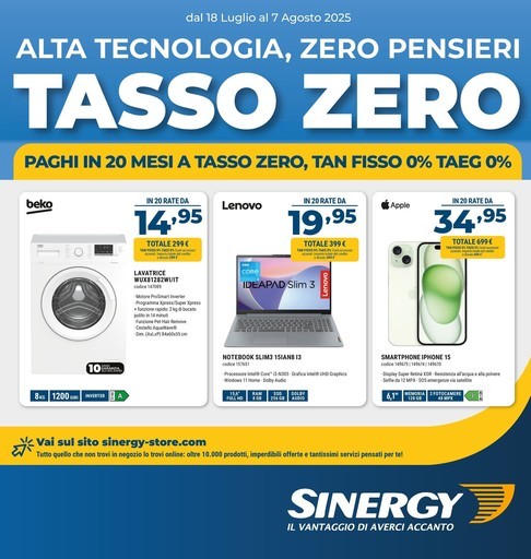 Volantino Sinergy