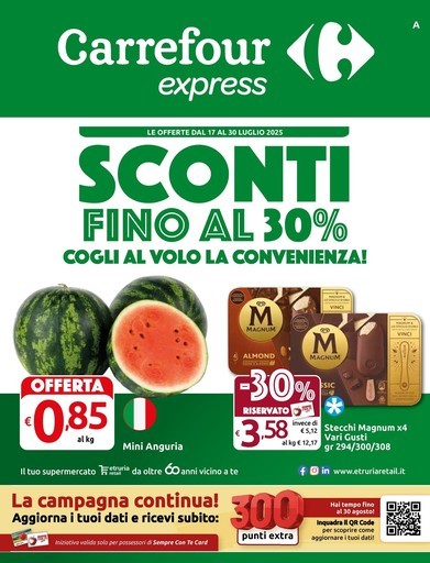Volantino Carrefour Express