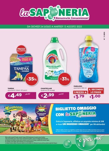 Volantino La Saponeria