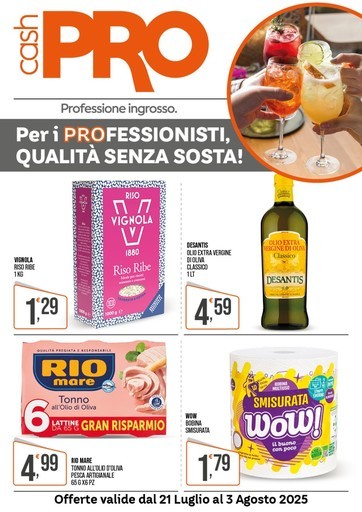 Volantino Cash pro