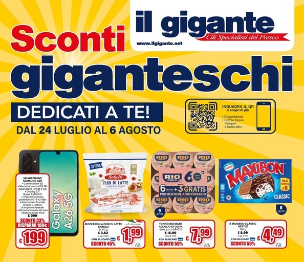 Il gigante - Sconti giganteschi