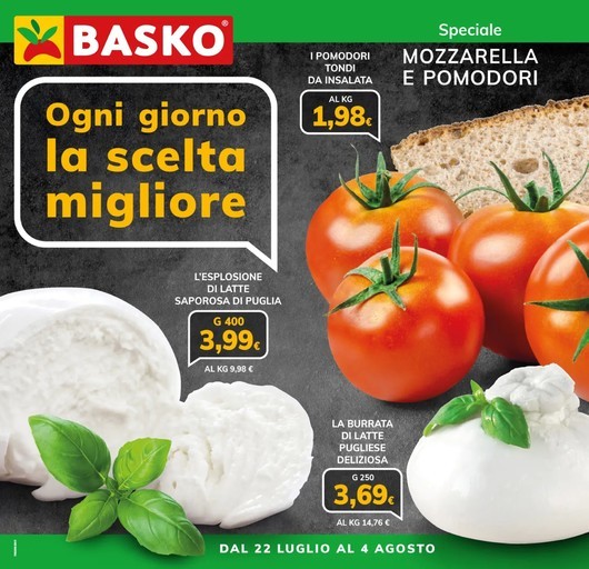Basko - Speciale pomodoro mozzarella