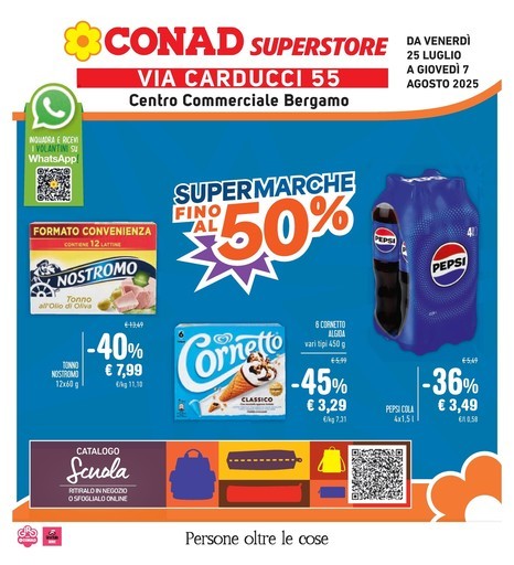 Conad Superstore - Supermarche, fino al 50%