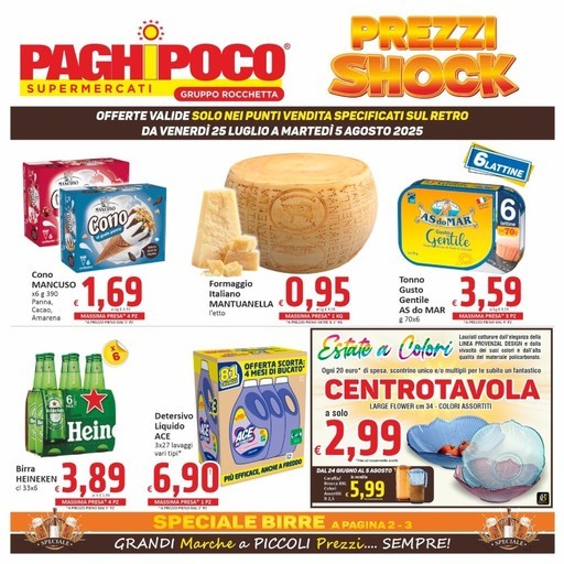 Volantino Paghi Poco