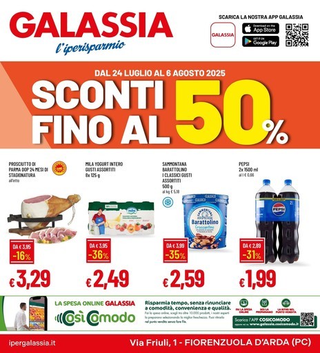 Volantino Galassia